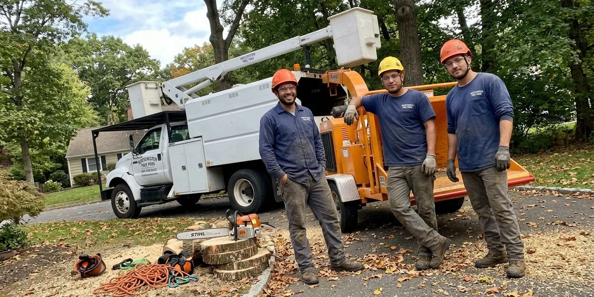 Westchester Tree Pros crew group photo